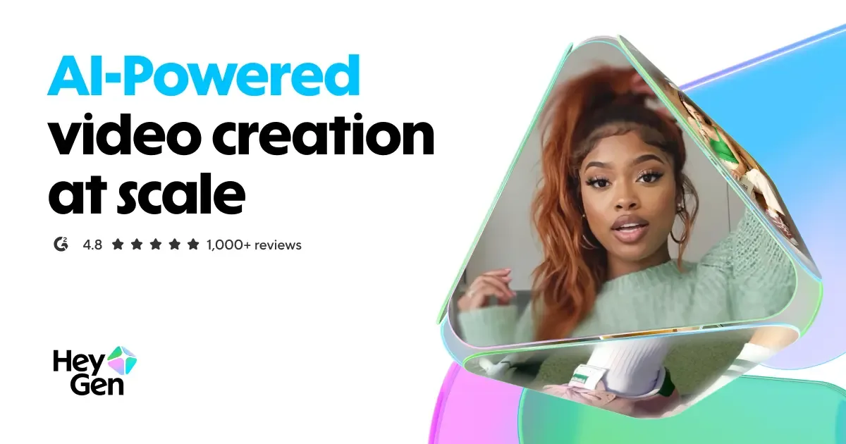 A professional AI avatar generated by HeyGen, illustrating the platform's capability for creating AI-powered videos for marketing and training.